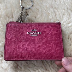 Coach card holder and key chain sold